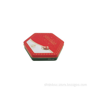 hexagon box, hexagonal tin, hexagon metal box